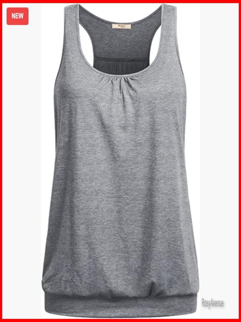 Loose Fit Racerback Yoga Tank Top Sleeveless Activewear